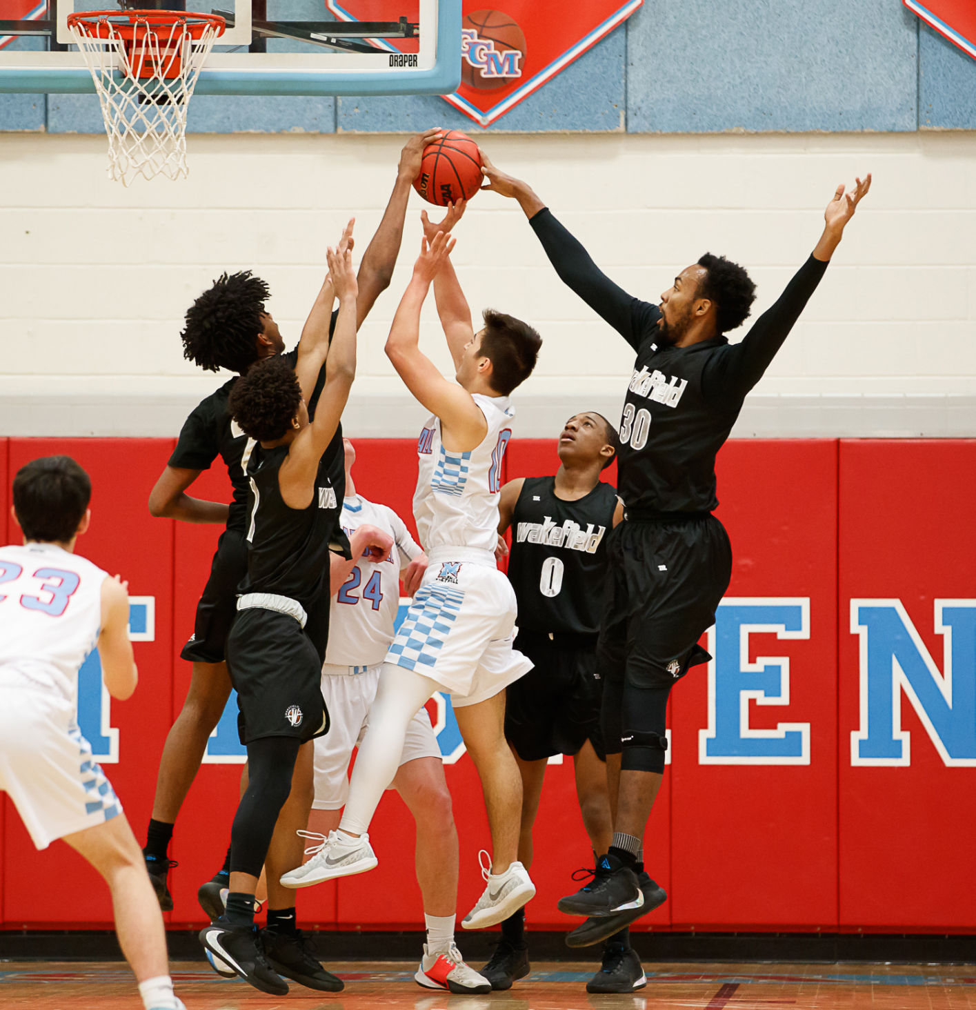 Marshall vs. Wakefield boys hoops 1